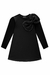 Vestido Infanti em Moletom com aplicação Maxi Laço - Amor de Mammy