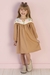 Vestido Mon Sucre com Bordado na Gola e Manga Bufante - comprar online