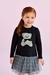 Vestido Petit Cherie Cute Bear Preto - comprar online