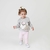 Sweater Tricot Mini Lady Spitz Cinza