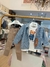 Camisa Dame Mini Xadrez Melan Denim na internet