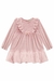Vestido Infanti em Plush com bordado de Corações - comprar online