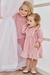 Vestido Infanti em Plush com bordado de Corações