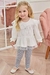 Conjunto Infanti Bata e Legging Off White