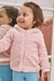 Jaqueta Infanti em Pelo Carneirinho Rosa - comprar online