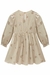 Vestido Infanti Linho Bordado Floral - Amor de Mammy