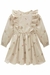 Vestido Infanti Linho Bordado Floral na internet
