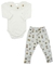 Conjunto Grow Up Body Gola Bordado com calça Cookies