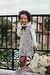 Vestido Grow Up Duquesa Tweed Preto com Off na internet