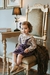 Salopete em cotelê Grow Up com Body Floral - Amor de Mammy