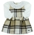 Vestido Grow Up Flanela Xadrez Creme - comprar online