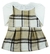 Vestido Grow Up Flanela Xadrez Creme