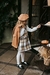 Vestido Grow Up Flanela Xadrez Creme - Amor de Mammy