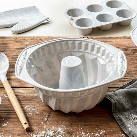 MOLDE PARA FLAN SILICONA MÁRMOL