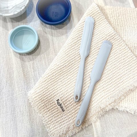 SET DE ESPÁTULAS RECTAS PEQUEÑAS SILICONA