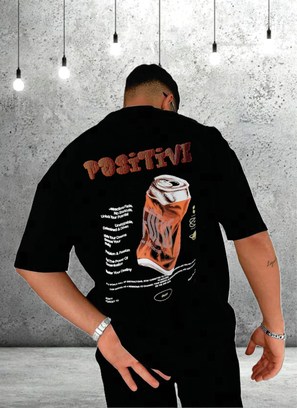 REMERA OVERSIZE POSITIVE
