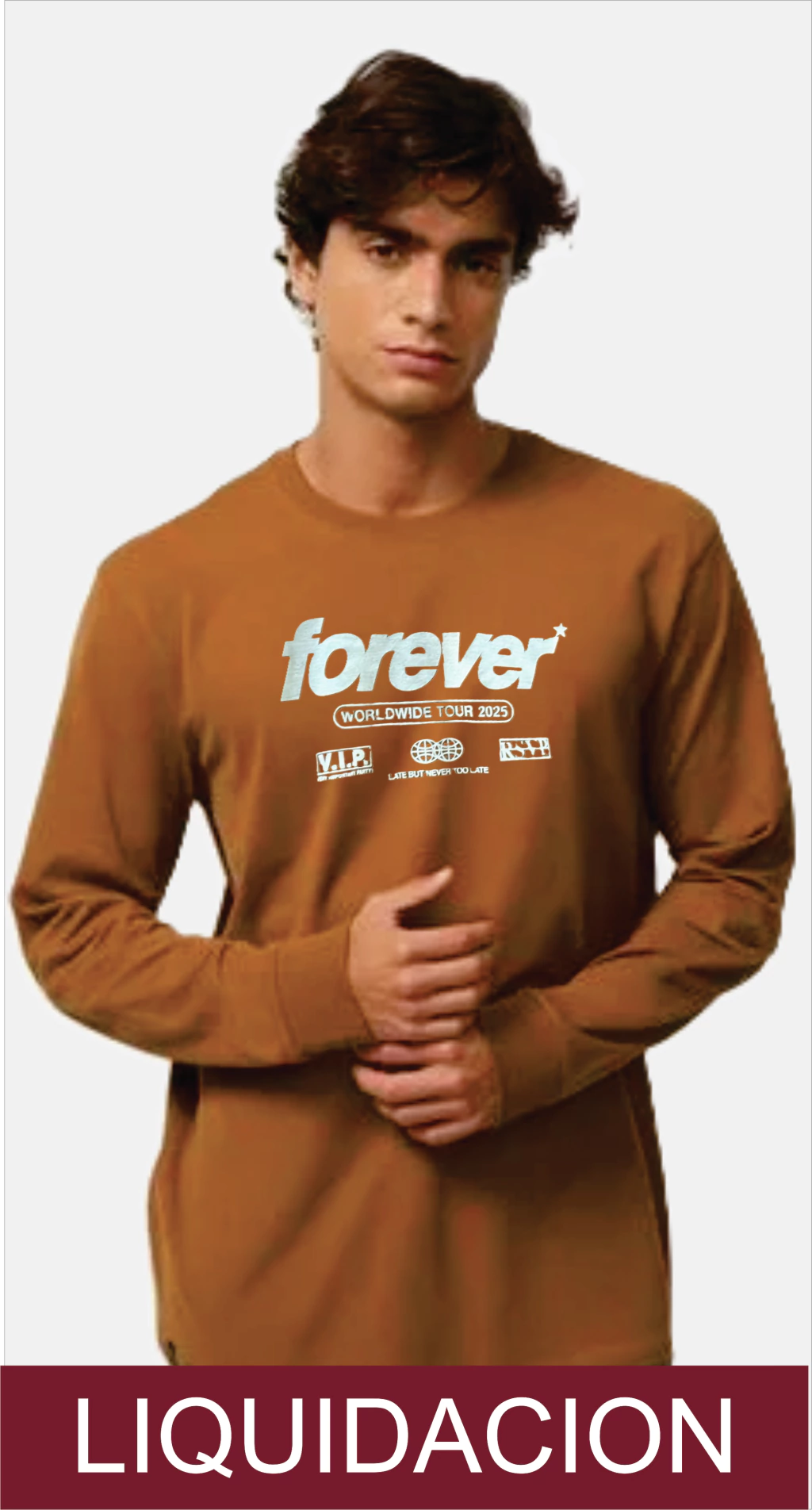 REMERA MANGA LARGA FOREVER