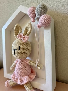 Cuadro Coneja Tejida La Blancherie - Minis Marketplace