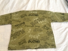 Remera Manga Larga Verde Grisino - tienda online