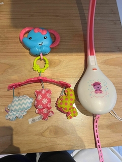 Fisher Price Movil Musical 3 en 1 Rosa - comprar online