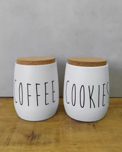 Jogo de Potes Café e Biscoitos