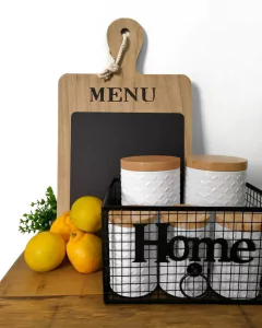 Cesta Aramada de Metal Home