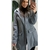 Sobretudo Feminino Elegante Alongado Classico- lã batida Inverno na internet