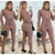 Conjunto Feminino Inverno- Tecido Lanzinha Calça Skinny+ Blusa alongada com ziper - comprar online