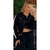Conjunto Feminino Elegante- Tecido Marrant Calça Pantalona+ Blusa jaqueta com ziper - loja online