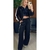 Conjunto Feminino Elegante- Tecido Marrant Calça Pantalona+ Blusa jaqueta com ziper na internet