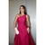 Vestido Longo Festa Casual- Tecido em Duna com Bjo e Forrado Zeen - comprar online
