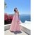 Vestido Longo Elegante 3D com Alças Finas Raiane - Boutique da Juju