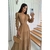 Vestido Longo manga longa decote em V Manga Princesa - comprar online