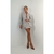 Imagem do Conjunto Feminino Elegante Chic Casual Blazer + Shorts saia Tecido Tweed