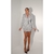 Conjunto Feminino Elegante Chic Casual Blazer + Shorts saia Tecido Tweed - Boutique da Juju