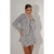 Conjunto Feminino Elegante Chic Casual Blazer + Shorts saia Tecido Tweed - comprar online