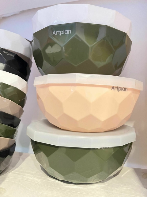 Ensaladera C/Tapa Pastel