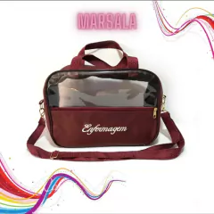 Bolsa Transparente Personalizada Enfermagem Com Alça Transversal