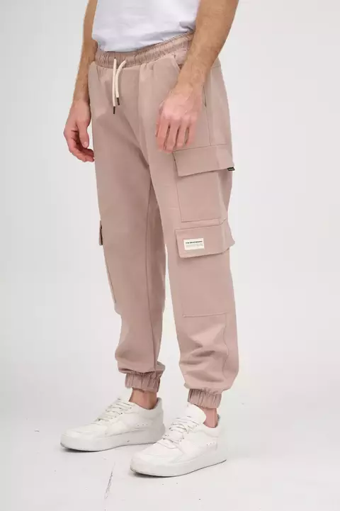 Pantalón Jogger Cargo de Gabardina "Trench"