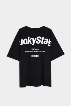 Remera "FLOYD" - Modelo oversize jersey doble estampa