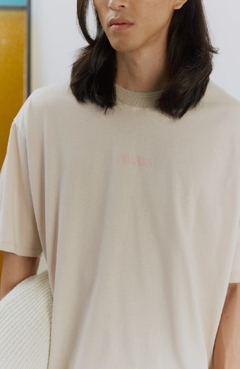 Remera Oversize "Ayna" con Cuello Tejido - comprar online
