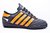 Botin Atenas Pistero Futbol 5 Hombre Negro Naranja