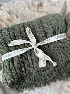 Manta Tejida Trenza - CYBER - comprar online