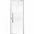 PORTA LAMBRIL ALUMÍNIO BRANCO COM PUXADOR E OLHO MÁGICO - LINHA PREMIUM QUADRICULADA LUX