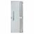 PORTA LAMBRIL ALUMÍNIO BRANCO COM PUXADOR E VISOR LATERAL VIDRO MINI BOREAL - LINHA PREMIUM LUX ESQUADRIAS