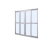 PORTA DE CORRER ALUMÍNIO BRANCO 4 FLS C/FECHADURA VDR LISO - JAP PERFECTA MAX - comprar online