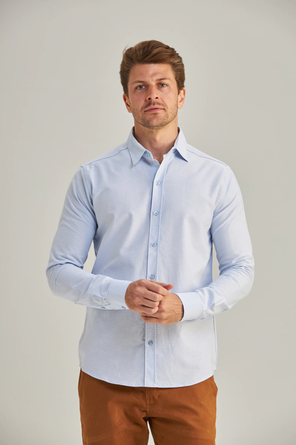 Camisa Manga Longa Oxford