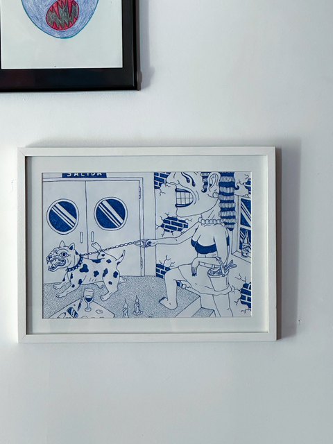 De la serie "Azules Dibujos" - Tomi Pomo