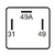TRP103102 RELE DO COMANDO DE PISCA 12V DNI1103 - comprar online