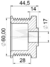 GPOUF3484/1 POLIA ALTERNADOR RODA LIVRE JOHN DEERE (NOVO ORIGINAL) - comprar online